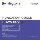 Kensingtons Premium Pure Hungarian Goose Down Duvets All Season Togs Sizes