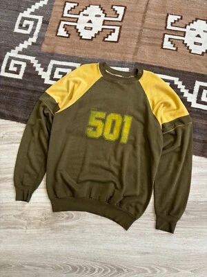 Levi’s 501 Vintage 70s 80s Men’s Crew Neck Sweatshirt Size M - Image 1 of 3