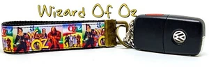 Wizard of Oz Key Fob Wristlet Keychain 1"wide Zipper pull Camera strap handmade - Picture 1 of 9