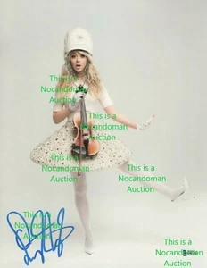 FOTO AUTOGRAFIADA RARA FIRMADA DE LINDSEY STIRLING 11 X 14 BECKETT BAS CERTIFICADO DE AUTENTICIDAD ESTERLINA - Imagen 1 de 1