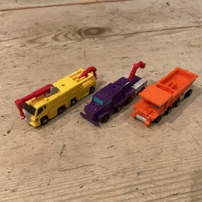 Transformers G1 1990 CONSTRUCTOR SQUAD figure SET micromaster hasbro - Image 1 of 4