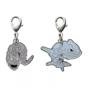 Pokemon Center National Zukan Metal Charm 095 208 Onix Steelix - Picture 1 of 1
