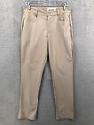 Old Navy Active Pants Golf Chino Straight Leg Go-Dry Mens 30X30 Beige 8103