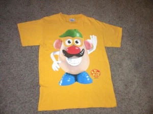 Camicia media vintage anni 90 MR POTATO HEAD gialla Stanley Desantis made in USA - Foto 1 di 6
