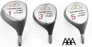 J Preferred 9.5* DRIVER 3 & 5 Fairway Wood HEAD ONLY [QTY=3] NEW - Picture 1 of 3