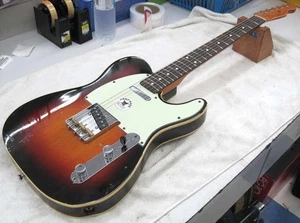 FENDER JAPAN TL62B-65/3TS Telecaster W/Gig bag Electric Guitar Used From Japan - Picture 1 of 15