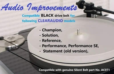 CLEARAUDIO Champion, Solution, Reference, Performance Belt by Audio Improvements - image 1 of 4