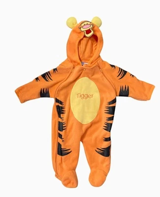 Disney Bebé Tigger Infantil Disfraz 6/9M Naranja y Amarillo Poliéster Conjunto con Capucha Foto 1 de 4