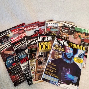 Lot Of 10 Modern Drummer Year 2005 Magazines / Jan + Mar-Nov - Imagen 1 de 16