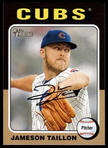 2024 Topps Heritage Jameson Taillon #37 Short Print Chicago Cubs SP - Bild 1 von 2