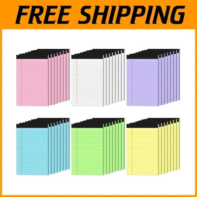 Easy Tear-Off Perforated Legal Pads 5x8, 48 Pack - Image 1 of 4