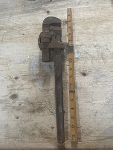 Vintage Record 18 Pipe Stillson/Wrench Made In England Tools - Picture 1 of 4
