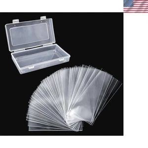 100 Pack Currency Sleeves with Case US Dollar Paper Bill Money Holders Protector - Bild 1 von 4