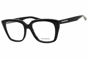 Occhiali da vista Balenciaga BB0062O 001 montatura nera 53 mm - Foto 1 di 4