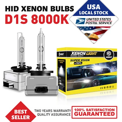 2X OEM D1S 8000K HID XENON HEADLIGHT BULBS SET For Mercedes-Benz SL400 2015-2016 - Image 1 of 4