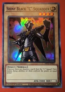 Yugioh - Shiny Black "C" Squadder (Super Rare) (1st Edition) - MP21-EN037 2020 - Picture 1 of 4