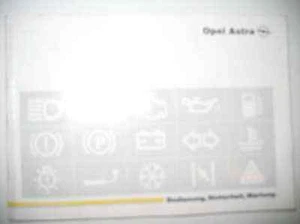 Betriebsanleitung OPEL ASTRA Handbuch Ausgabe 1997 - Bild 1 von 1