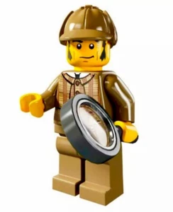 Lego Minifigura Minifigura Serie 5 Detective Sherlock Holmes 8805 CMF Retirado Nuevo - Imagen 1 de 7