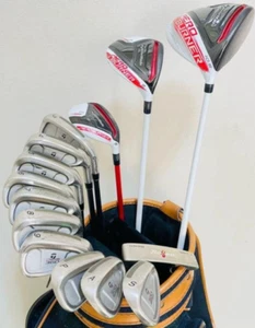 Taylormade Schläger Set 1W 3W 5H 3-9i Pw Aw Sw PT 14-teilig RH Graphit Regular Herren Golf - Bild 1 von 13