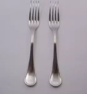 Jean Couzon Lyrique 2 Stainless Large Dinner Forks 8 3/8" France - Picture 1 of 4