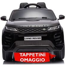 Auto Elettrica Macchina per Bambini 12V Range Rover Evoque con Tappetini in Omag