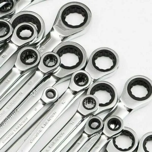 1pc 6-24mm Open-ring Spanners Ratcheting Combination Wrench Hand Repairing Tool - Picture 1 of 10