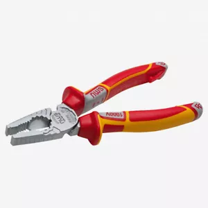 NWS 6.5" High Leverage Combination Pliers CombiMax VDE - Matte Chromium - SoftGr - Picture 1 of 1