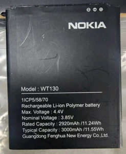 Nokia WT130 Battery Genuine OEM Used - Fits 1.3, 2.2, C2 Tava/Tennen - Picture 1 of 2