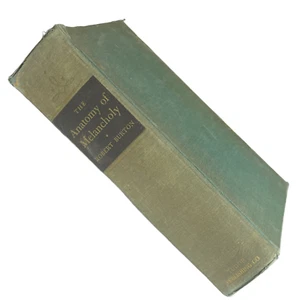 The Anatomy of Melancholy by Robert Burton 1927 1st Edition HC Book (RARE) - Picture 1 of 6