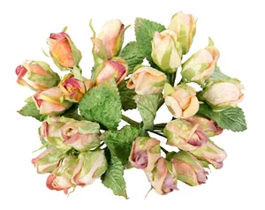 Velvet Rose Buds Flowers Fascinators Hat Making DIY Craft Millinery Many Colors - Bild 1 von 22