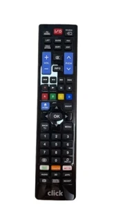 New Original Click TR593B For Sony Samsung LG Panasonic Universal TV Remote - Picture 1 of 4