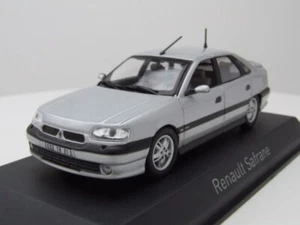 Renault Safrane Biturbo Baccara 1993 Plata Coche a Escala 1:43 Norev - Imagen 1 de 9