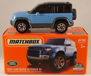 MATCHBOX POWER GRABS #69 2020 Land Rover Defender 90, 2022 issue (NEW in BOX) - Picture 1 of 3