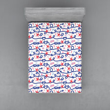 Marine Starfish Fitted Sheet Cover with All-Round Elastic Pocket in 4 Sizes