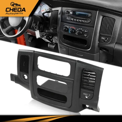 Fit For 2002-2005 Ram 1500 2500 3500 Center Dash Radio Trim Air Vent Bezel Panel - Image 1 of 4