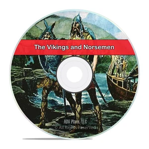 Stories & History of Vikings & Norsemen, 75 Books, Scandinavia, Myths DVD H63 - Picture 1 of 10