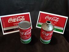 Replica Repainted Set Coca Cola Cone Flat Top  Can & 2 Unrolled Sheets Steamship