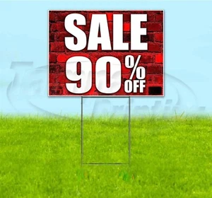 SALE 90% OFF 18x24 Yard Sign WITH STAKE Corrugated Bandit USA BUSINESS DEALS - Picture 1 of 5