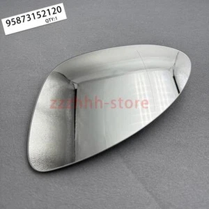 Left Driver Side Heated Mirror Glass With Plate For Porsche Cayenne 2011-2014 - Picture 1 of 5