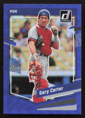 2023 Donruss Gary Carter Holo Blue #191 Card - Image 1 of 2