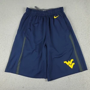 Nike West Virginia Shorts Mens Size Small Blue Swoosh Outdoors Training * - Picture 1 of 8