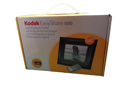 Kodak Easy Share S510 digital picture frame NOS in box never used 5.6" - Image 1 of 3