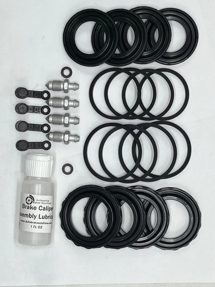 Se adapta a: 2002-2017 Subaru WRX STI pinza delantera kit de reconstrucción (x2) con botas de silicona Foto 1 de 1