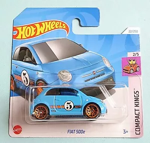 Hot Wheels. Fiat 500e. Compact Kings. New Collectable Toy Model Car. - Picture 1 of 1