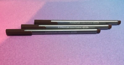 Fineliner STAEDTLER triplus fineliner- NEU- Braun- Set 3 teilig - Bild 1 von 3