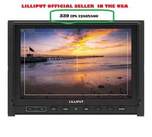 Lilliput 7" 339 IPS 1280x800 HDMI Eingang AV Ein & Ausgang auf Kamera - oben eingebauter Akku - Bild 1 von 7