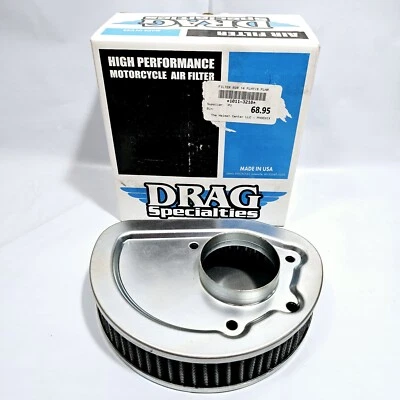 NUEVO Drag Specialties - Filtro de aire reutilizable Harley Davidson 1011-3218 Foto 1 de 3