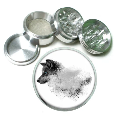 Gray Wolf Em1 Aluminum Grinder 63mm 4 Piece Hand Mueller  - Image 1 of 4