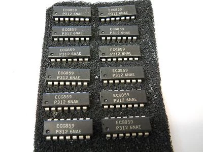 ECG ECG859 IC CHIP AMPLIFIER (SET OF 12) NEW CONDITION / NO BOX - Image 1 of 2