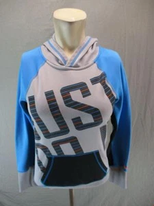 Nike Size XS(8-9) Boys Blue/Gray Athletic Therma-Fit Pullover Hoodie 2G700 - Picture 1 of 7